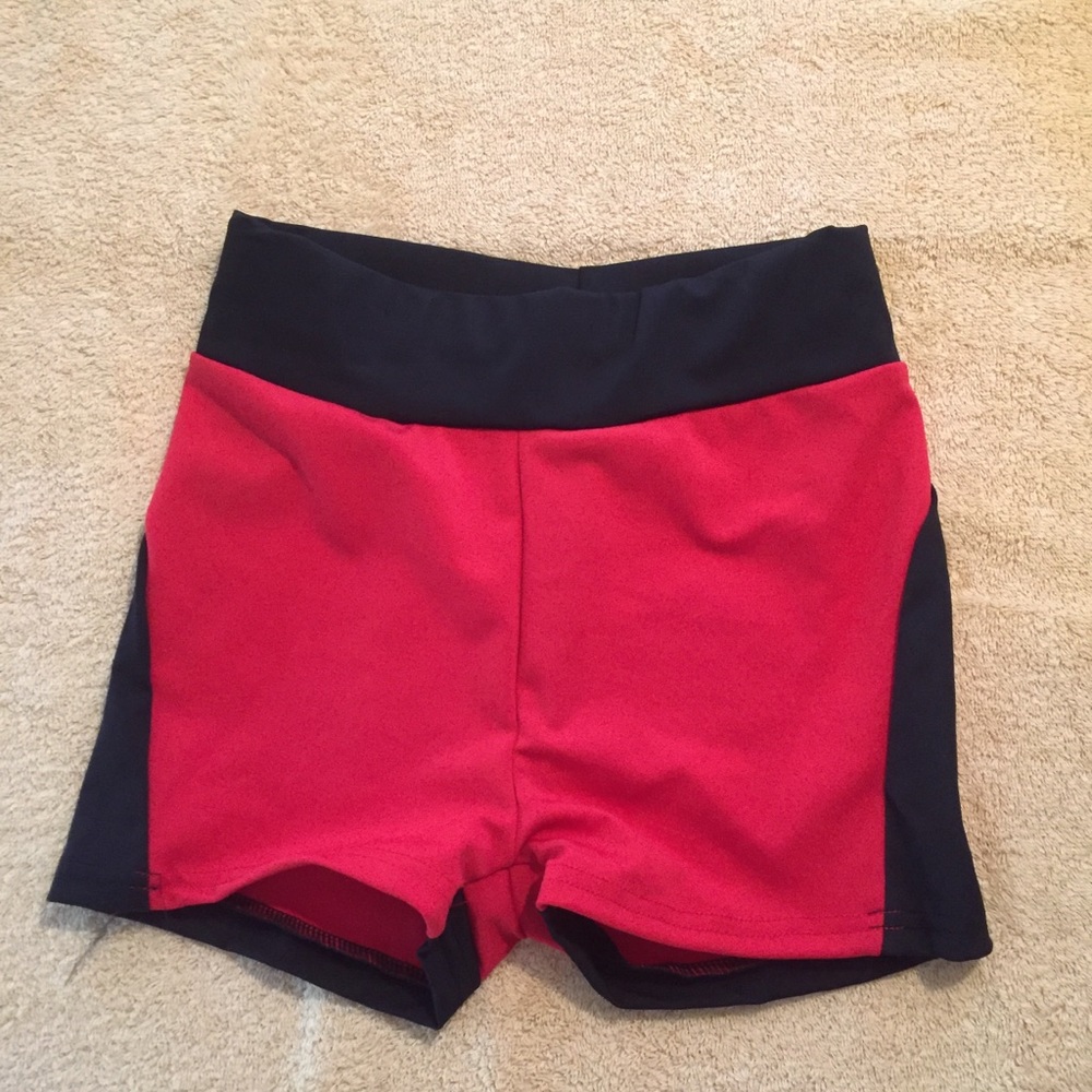 High waisted yoga shorts
